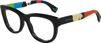 Gucci Optisch Montuur - unisex - Brillen - Zwart - 52 MM - Accessoires