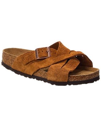 Birkenstock Lugano Soft Footbed Suede Sandal