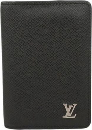 Louis Vuitton Pre-owned Wallets, male, Black, Size: ONE SIZE Pre-owned Card Case