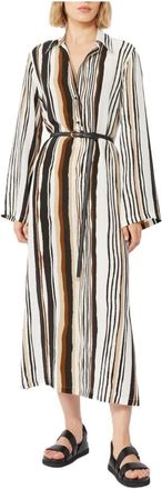 Max Mara Kleedjes, Dames, Veelkleurig, S, Katoen, Mstvanesio Jurk
