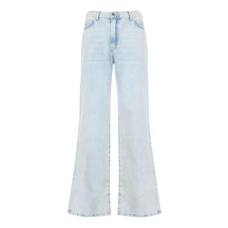 SoAllure Dames, Jeans, Blauw, Maat: 2XL Katoen