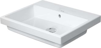 Duravit Duravit - Lavabo Empotrado Vero Air 55x45,5cm, Con Rebosadero, Con