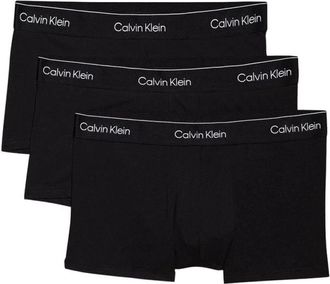 Calvin Klein Zwarte Katoenen Boxer Low Rise Trunk - Heren - Onderbroek - Zwart - L - Katoen - Ondergoed