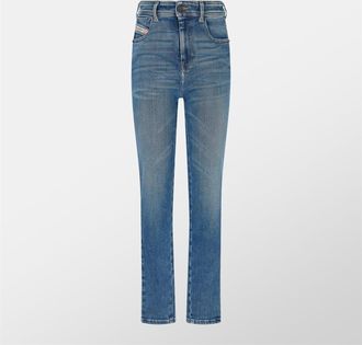 Diesel Womens Skinny 1984 Slandy High Jeans in Blue Denim - Size 27W/30L