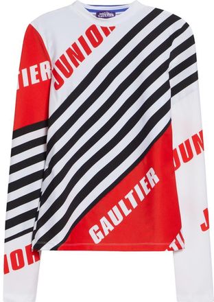 Jean Paul Gaultier Junior Print Jersey Bike T-Shirt in Black/Red/White at Nordstrom, Size X-Large