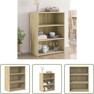 vidaXL Vidaxl Aparador De Madera De Ingenier&iacute;a Roble Sonoma 70x41x93 Cm