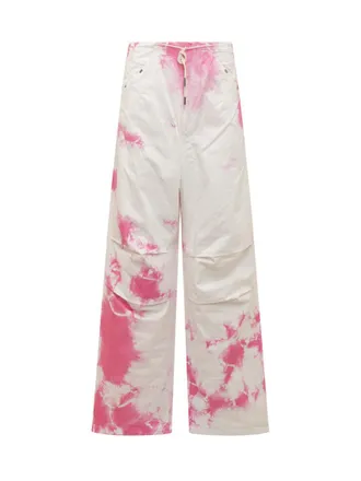 Darkpark White Loose Mid Rise Jeans
