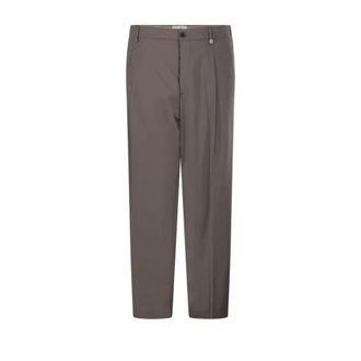 Myths Straight Trousers, male, Brown, Size: XL Long Pant