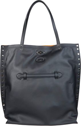 Zanellato Saeta Medium Matte Studded Tote Bag