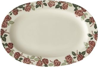 Bella Maison Set Of 2 Rose Porcelain Serving Platters