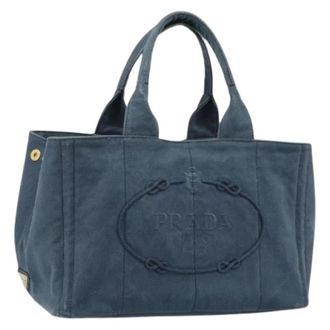 Prada Pre-owned Vintage Tote Bag - Pre-owned - Mujer - Azul - ONE SIZE