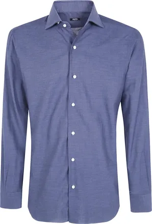 Barba Shirt Classic Blue Chevron