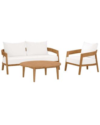 ModWay Brisbane 3-Piece Teak Outdoor Patio Set