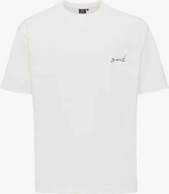 Genti T-shirt backprint | Wit