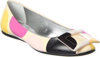 Roger Vivier Leather Flat