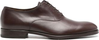 Fratelli Rossetti 20mm leather oxford shoes - men - Calf Leather/Calf Leather/Calf Leather - 11 - Brown