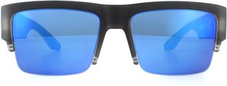 Spy Zonnebril Cyrus 50/50 6700000000060 Mat Zwarte Ijs HD Plus Grijs Groen Met Donkerblauwe Spectra Spiegel