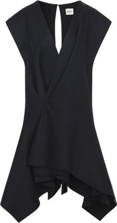 Khaite Black Merith Mini Dress