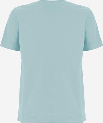 Stone Island Boys Cotton T-Shirt Light Blue Hoods & Sweatshirts