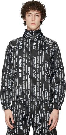 Studio ALCH Lanyard Logo Jacket - Heren - Zomerjassen - Zwart - S - Polyester - Jassen