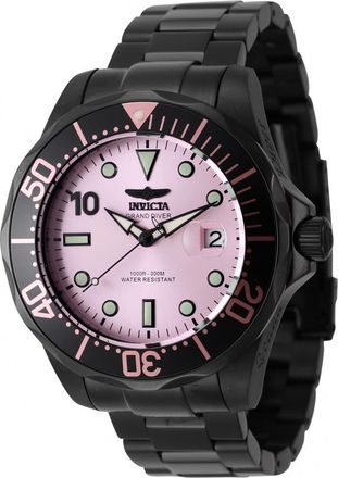 Invicta Pro Diver Automatic Pink Dial Mens Watch 47187