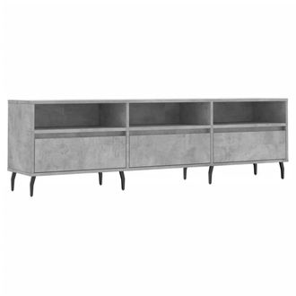 Berkfield Home TV Cabinet Concrete Grey 150x30x44.5 cm Engineered Wood