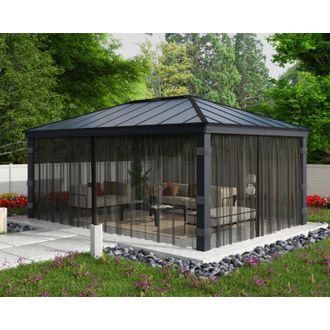 Canopia by Palram Canopia Set De Mosquitero Para Dallas 6.1 X4.3 M Cenador Negro