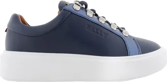 Bally Asaka Leather Low-Top Sneakers, Brand Size 36.5 ( US Size 6 )