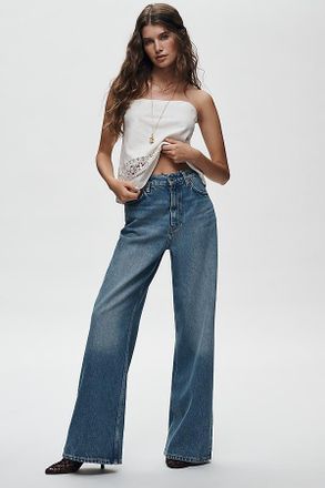 Reformation Cary High-Rise Wide Leg Jeans
