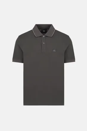 C.P. Company STRETCH PIQUET POLO Size: M, colour: BLACK