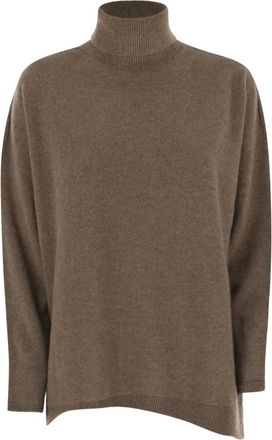 VANIS&Eacute; Maglione Giuly asimmetrico - Marrone