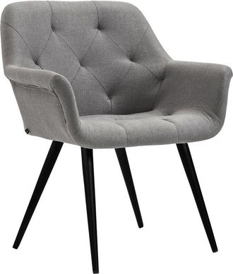 Clp Sedia da pranzo Langford grigio Tessuto