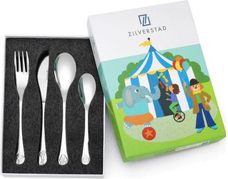 OEM Cubiertos Infantiles Con Set De Circo Grabado Tama&ntilde;o: 160x170x160x130 Mm Sku: Zv4262070