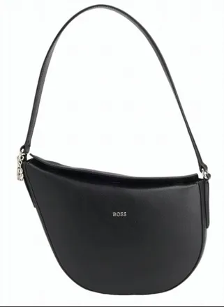 BOSS Numah Monogram Flap Hobo Bag