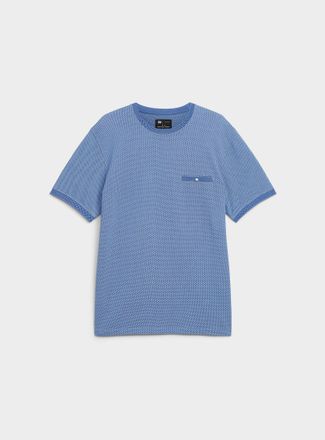 Le 31 Mens Embossed honeycomb T-shirt Standard fit