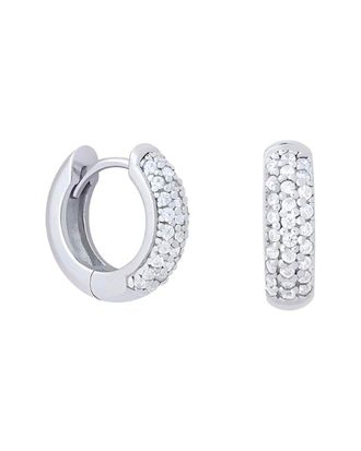 Liv Oliver 18K Plated Cz Mini Hoops