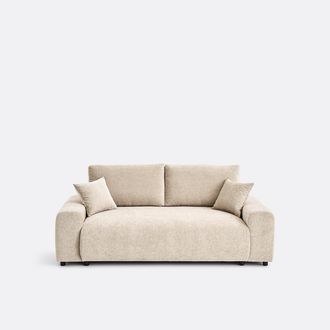 La Redoute Interieurs 2-zits rechte bank in gevlamd chenille, GALENE