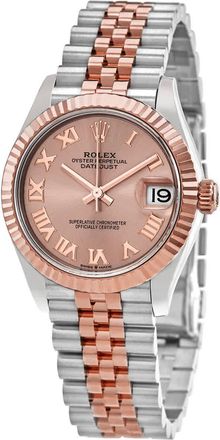 Rolex Datejust 31 Rose Roman Dial Automatic Ladies Steel and 18kt Everose Gold Jubilee Watch 278271PKRJ