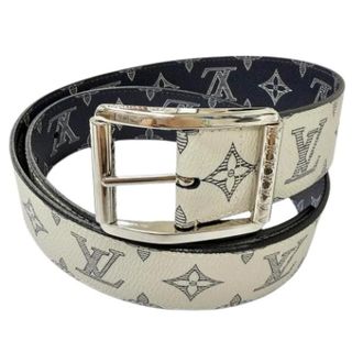 Louis Vuitton Pre-owned Belts, male, Beige, Size: ONE SIZE Pre-owned Canvas Belt