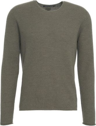 Hannes Roether Structured Knit Virgin Wool Sweater