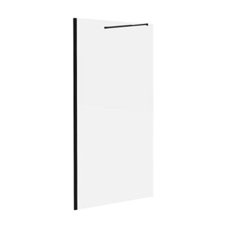 Vente-Unique Vente-unique - Porta per doccia walk-in 140 x 200 cm Nero opaco Stile industriale - daren