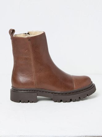 Fat Face FatFace Winslie Chocolate Brown Chunky Boots