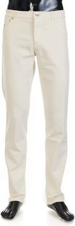 Brunello Cucinelli Off White Tailored Trousers, Brand Size 58 (US Size 42)