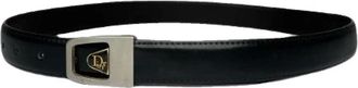 Dior Pre-owned Belts, male, Black, Size: ONE SIZE Pre-owned Vintage Leather Belt