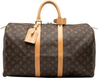 Louis Vuitton Brown Monogram Monogram Pvc Leather Boston Bag (Pre-Owned)