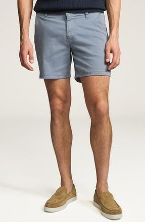 34 Heritage Hampton Slim Fit Twill Chino Shorts in Blue Ashes Twill at Nordstrom Rack, Size 35