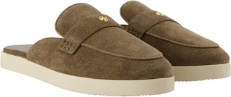 Tory Burch Womens Ballet Sport Slipper Brown Calfskin