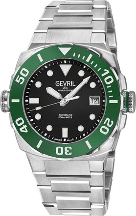 Gevril Group Fortuna Automatic Black Dial Mens Watch 47403B