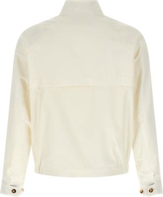 Brunello Cucinelli Mens White Cotton Full-Length Jacket Clothing