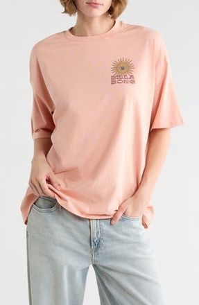 Billabong Wave Trip Graphic T-Shirt in Faded Rose at Nordstrom Rack, Size X-Small